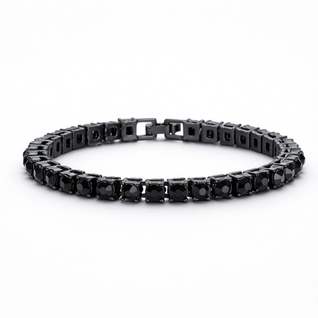 Classic Crystal Tennis Bracelet Elegant Sparkling Jewelry